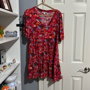 Pioneer woman dress in red size large
